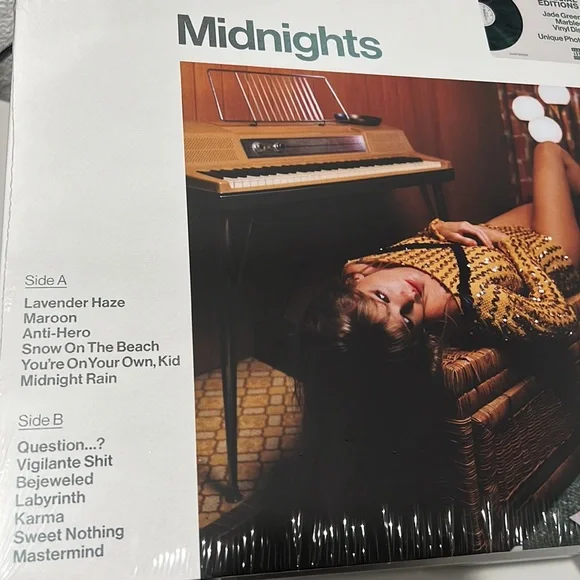 Taylor Swift Midnights Jade Green Vinyl Limited Edition